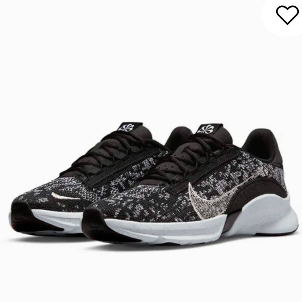 Nike Women’s SuperRep Go 3 Flyknit Sneakers Next Nature 'Black White' DH3393-010